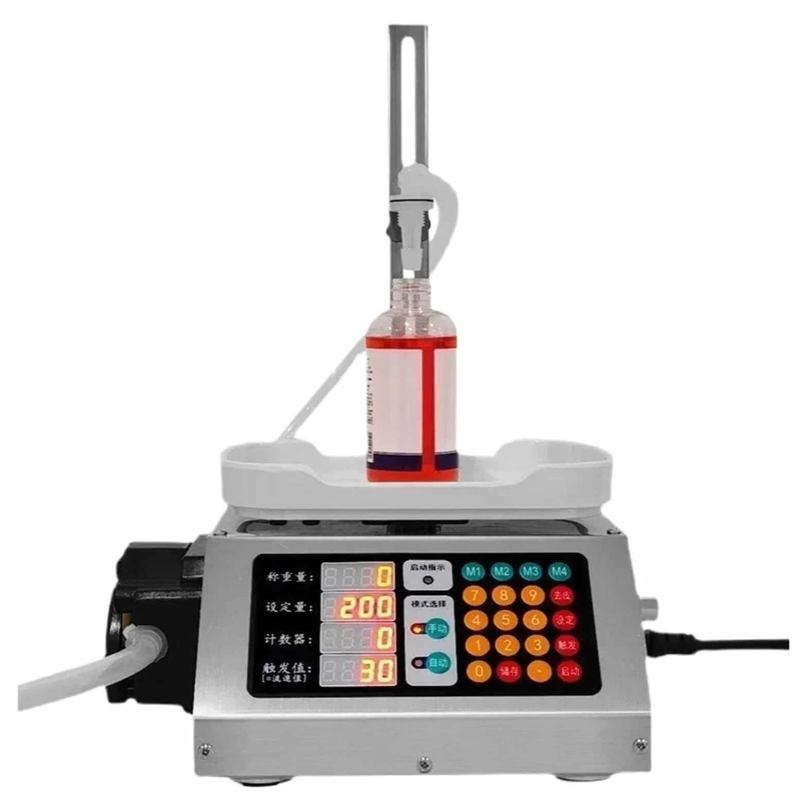 Máquina Llenadora De Líquidos Alta Potencia Con Bomba Peristáltica Pesaje Y Gran Caudal, CNC Cuantitativa Totalmente Automática Precisión Eficiencia
