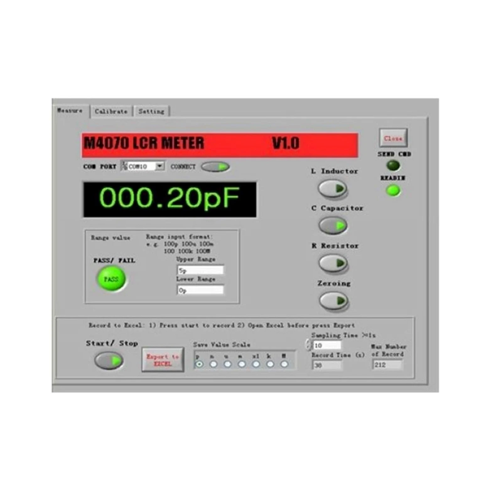 Medidor de Puente LCR de Rango automático, medidor de inductancia de capacitancia Digital Recargable LCD, Rango 100h 100MF 20MR