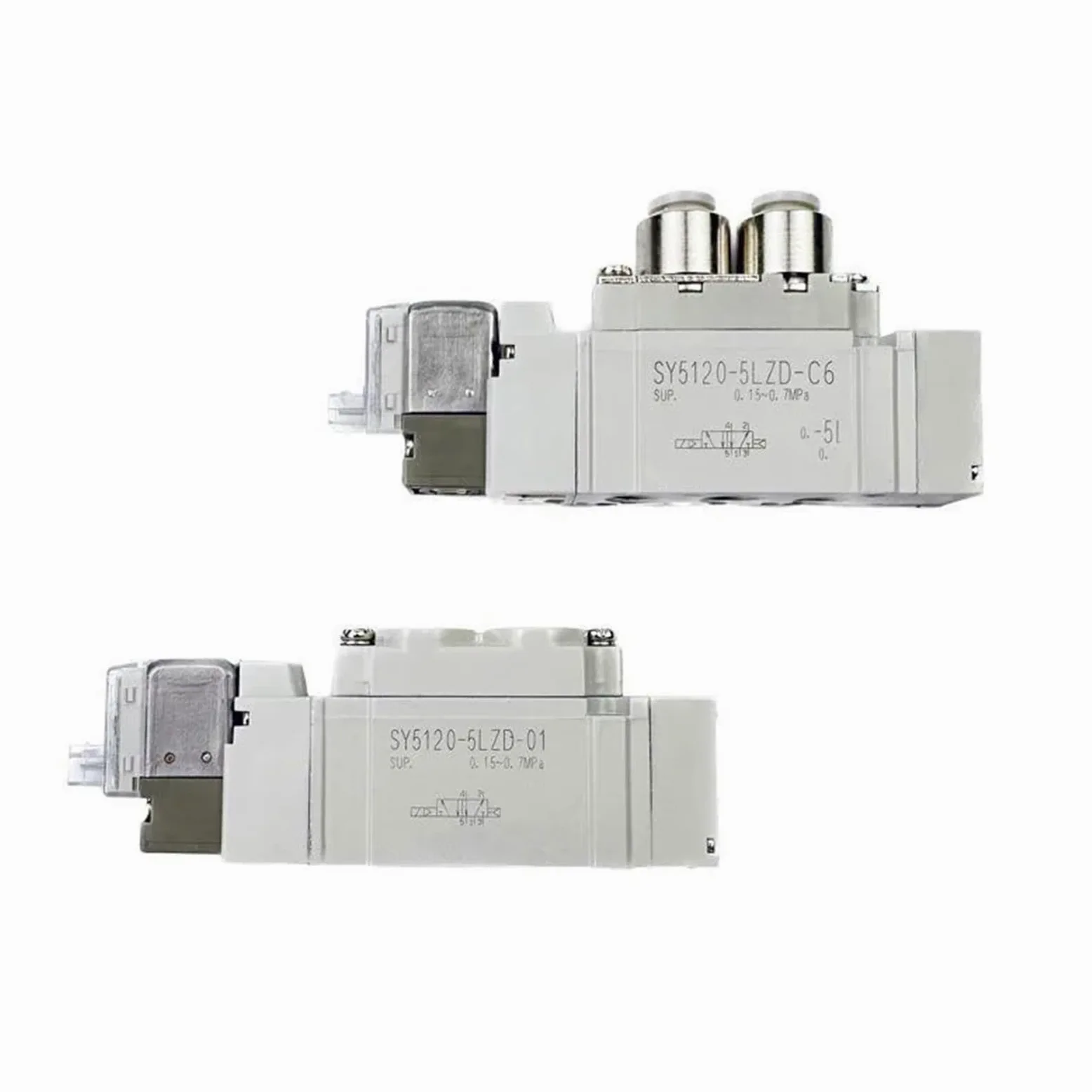 Electroválvula neumática SY5120 C4, electroválvula electromagnética monofásica de 2 Posiciones, componente neumático(SY5120-4DSE-C4)