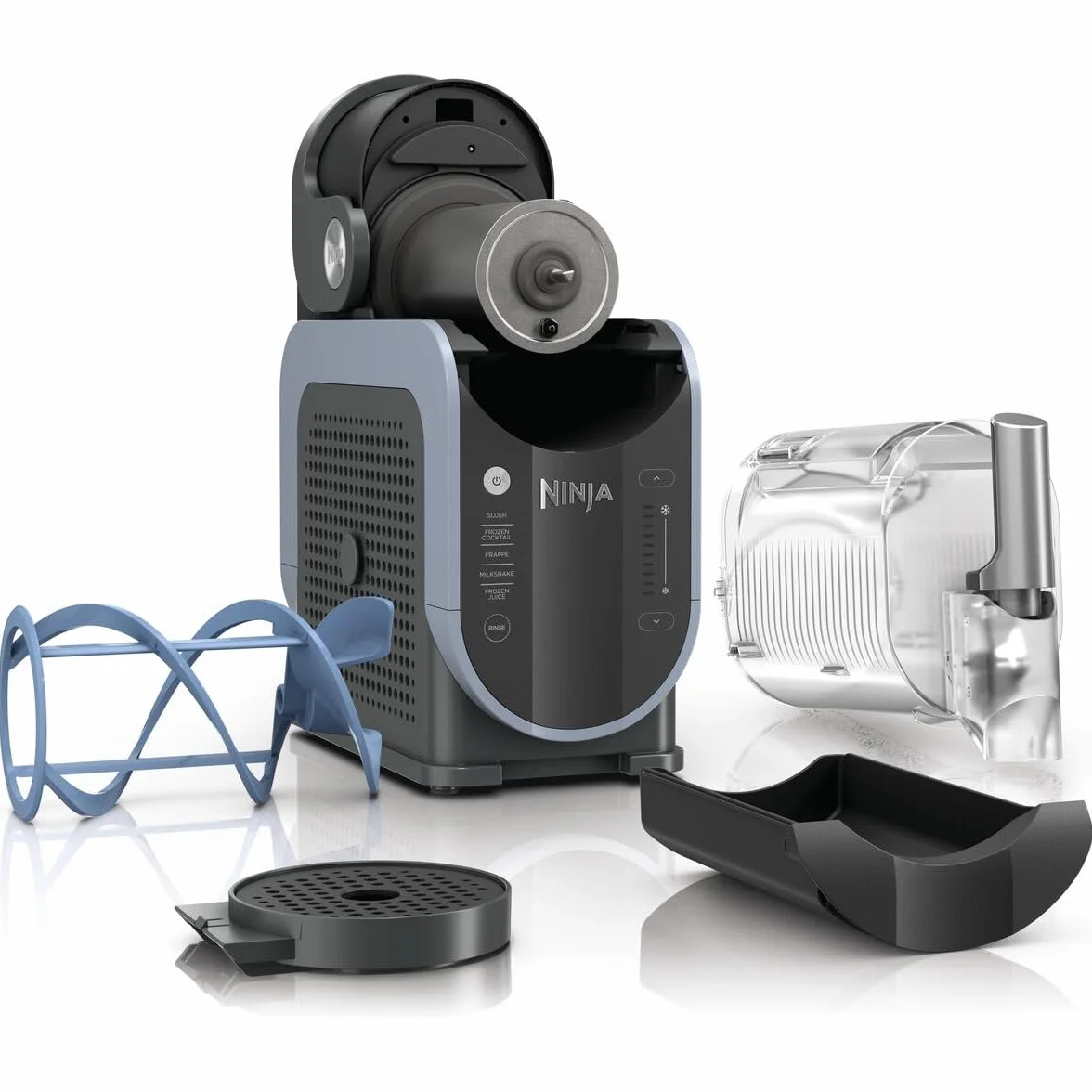 Ninja SLUSHi FS301UK - Máquina para hacer bebidas congeladas, crear granizados, cócteles congelados, frappé, batidos y jugo congelado, no necesita hielo ni preparación, tecnología WhisperChill