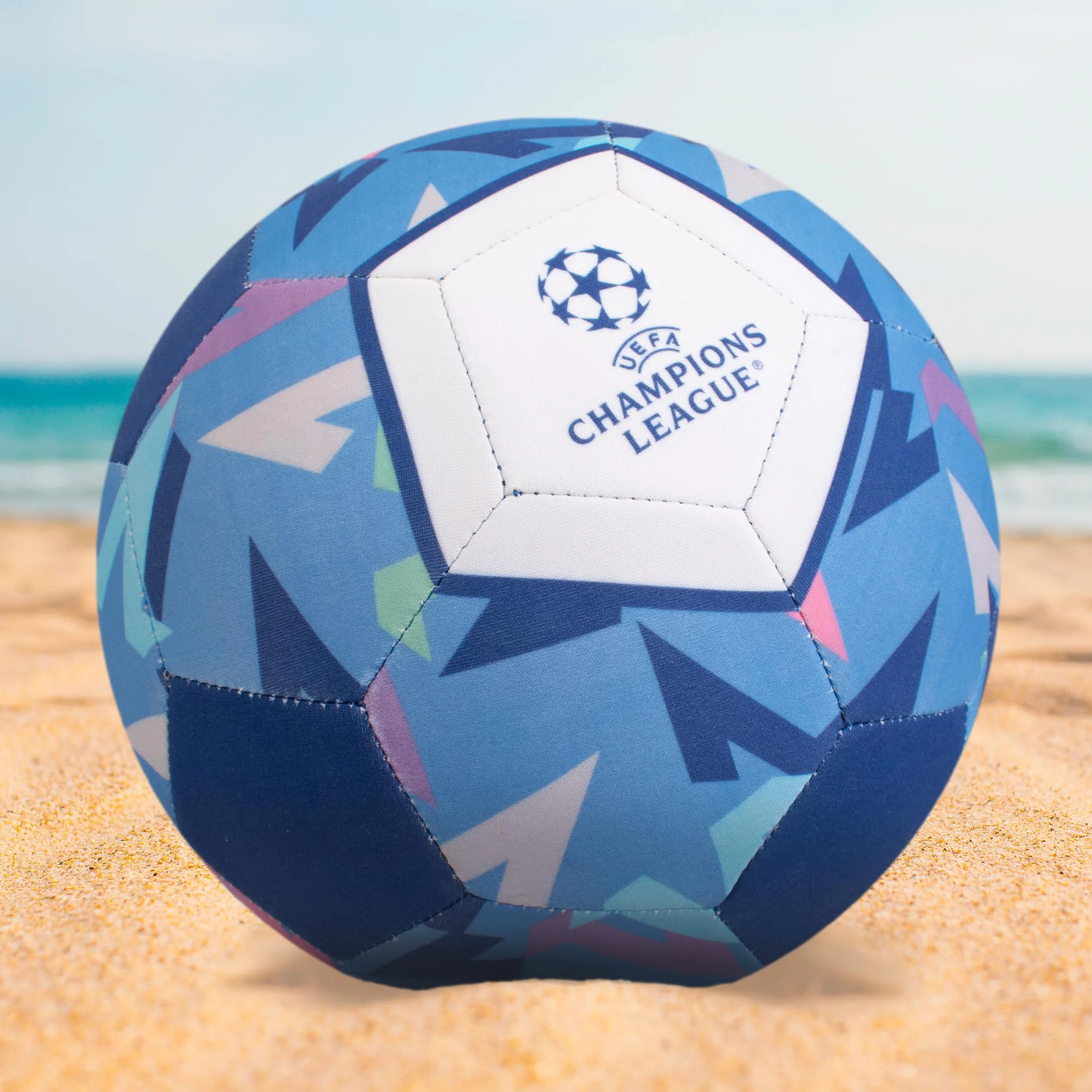 Hy-Pro UEFA Champions League Pelota de Playa Neopreno Talla 5 Impermeable Antideslizante