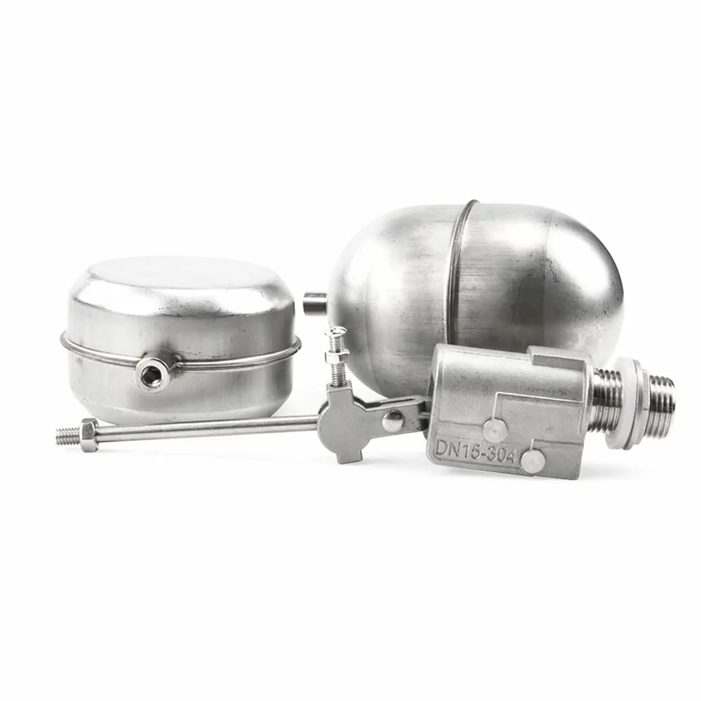 Válvula de bola de flotador de acero inoxidable 304 de 1/2 pulgada DN15