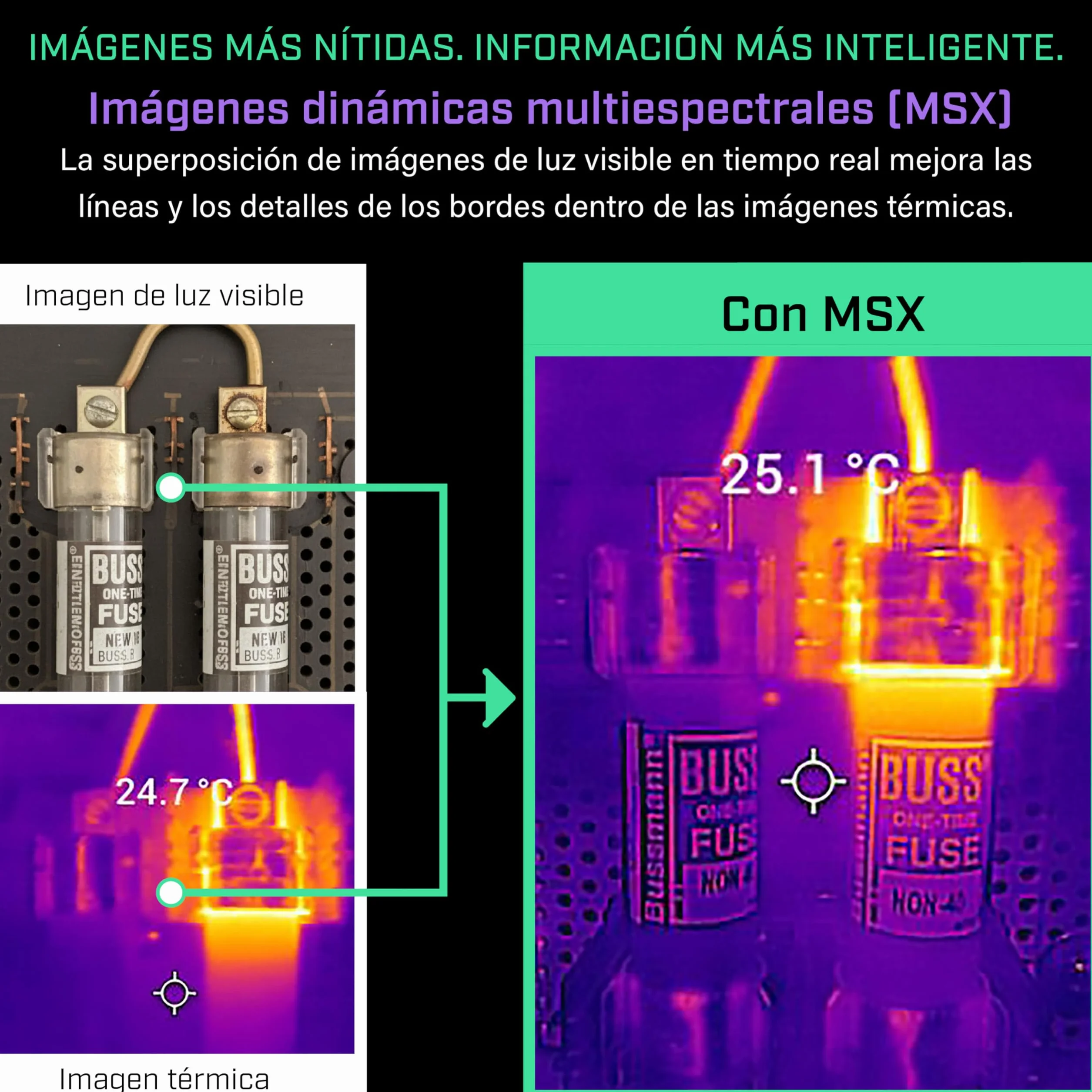 Flir One Pro - Cámara Termográfica Para Smartphones iOS (iPhone 15 Y Posteriores Con USB-C), Súper Resolución De 480X360 (IR Nativo De 160X120)