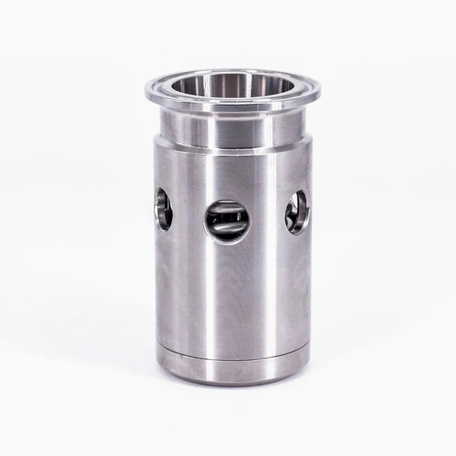 Válvula de seguridad de alivio de presión de 1,5" y 2" con abrazadera triple ajustable de 1, 2 y 3 bares, sanitaria, SUS304, for elaboración de cerveza