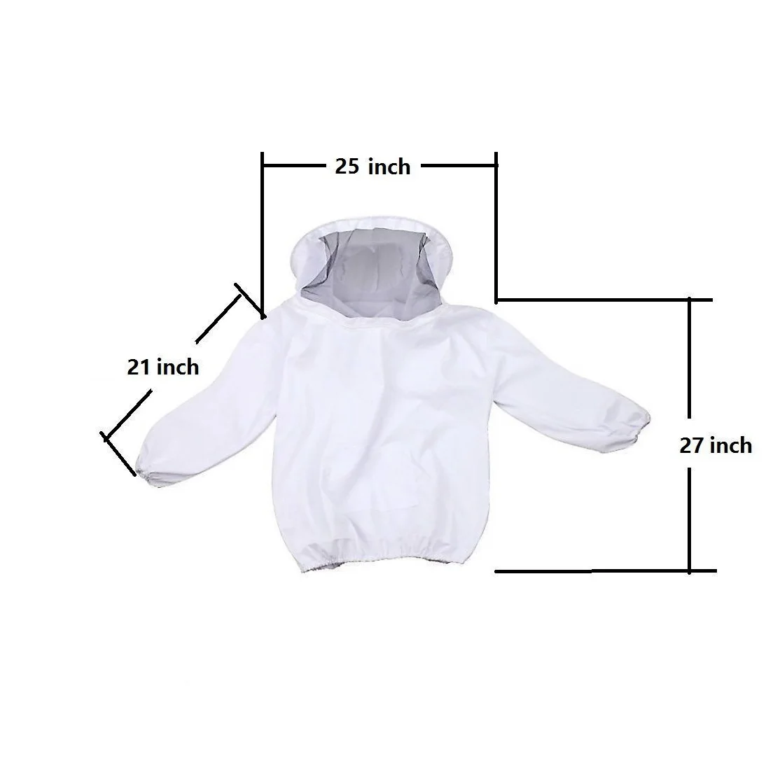 Xgunion Traje profesional de apicultor (chaqueta, pantalones, guantes)