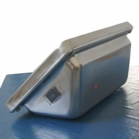 KATSU Balanza Industrial de Plataforma 300kg Electrónica Recargable Báscula Postal Digital con LED Pantalla y 42 x 52cm Plataforma de Acero a Prueba de Herrumbre para Envío de Paquetes Almacén