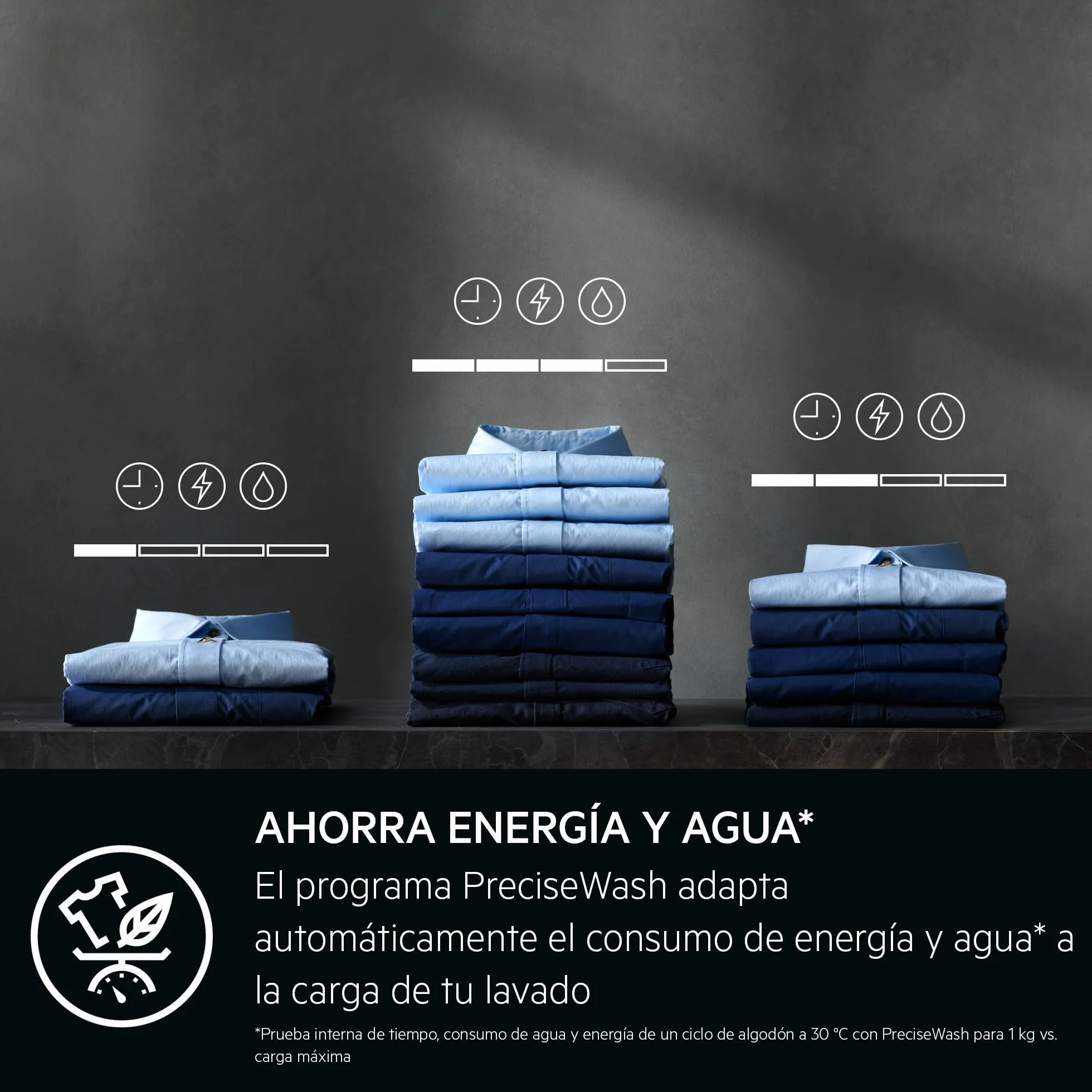 AEG LFR7394N2B Lavadora Libre Instalación Serie 7000 ProSteam 9 kg 1400 rpm Motor Inverter Blanco