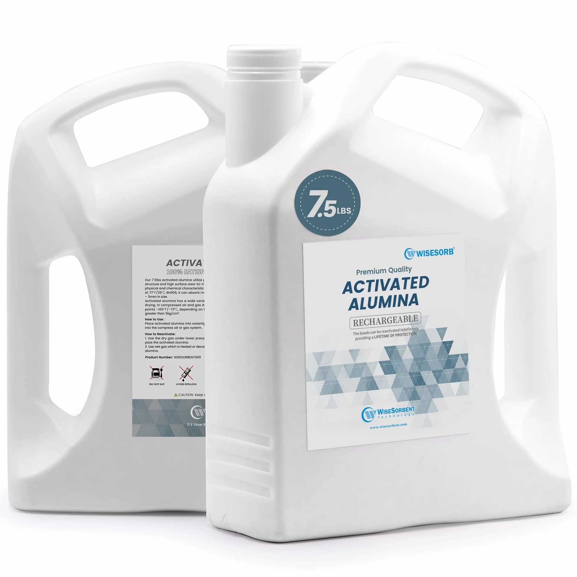 Alúmina Activada 3,4 kg Gránulos Desecantes Reutilizables Absorbente de Humedad