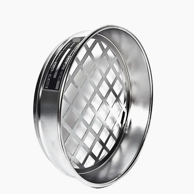 1 tamiz de grava de 20 cm con orificios cuadrados, tamiz de prueba estándar de laboratorio for una separación precisa de materiales (apertura 0,075-90 mm)(53 mm)