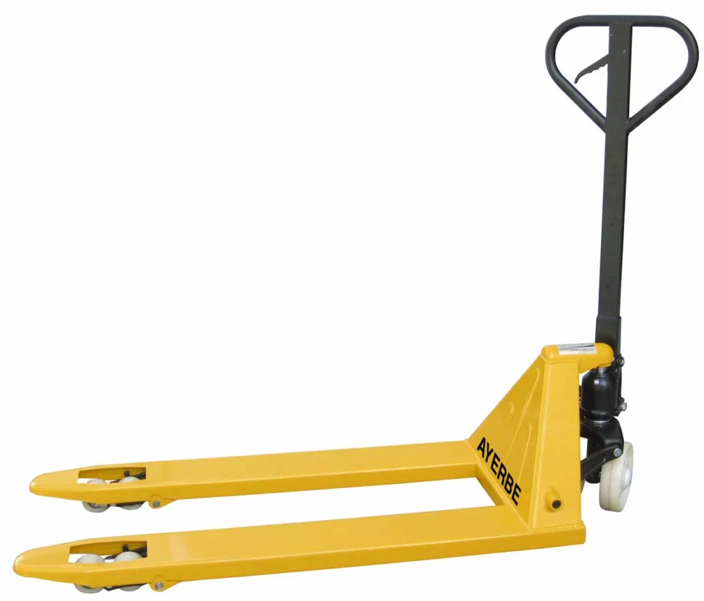 Ayerbe AY-2500-THN Transpaleta Manual con Capacidad de 2.500 Kgs, Peso 70 Kgs