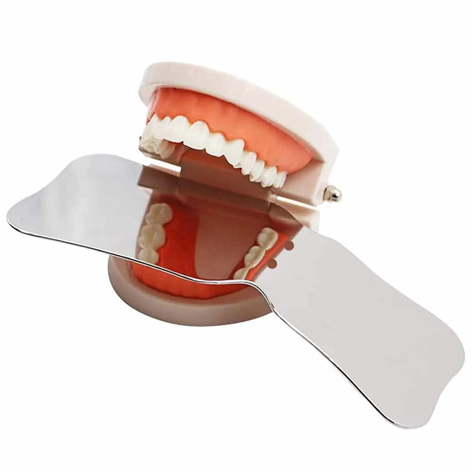 Espejos de Fotografía de Acero Inoxidable, Reflector Intraoral de Ortodoncia de Doble Cara