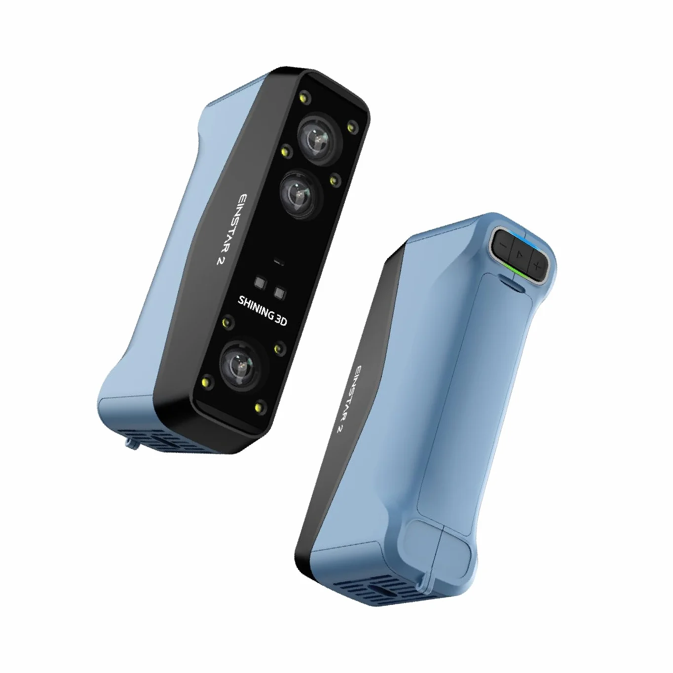 EINSTAR 2 escáneres 3D para impresión 3D, escaneo inalámbrico con Wi-Fi 6, 17 líneas láser azul paralelas + luz infrarroja VCSEL, escaneo de alta velocidad de hasta 90 FPS, a todo color