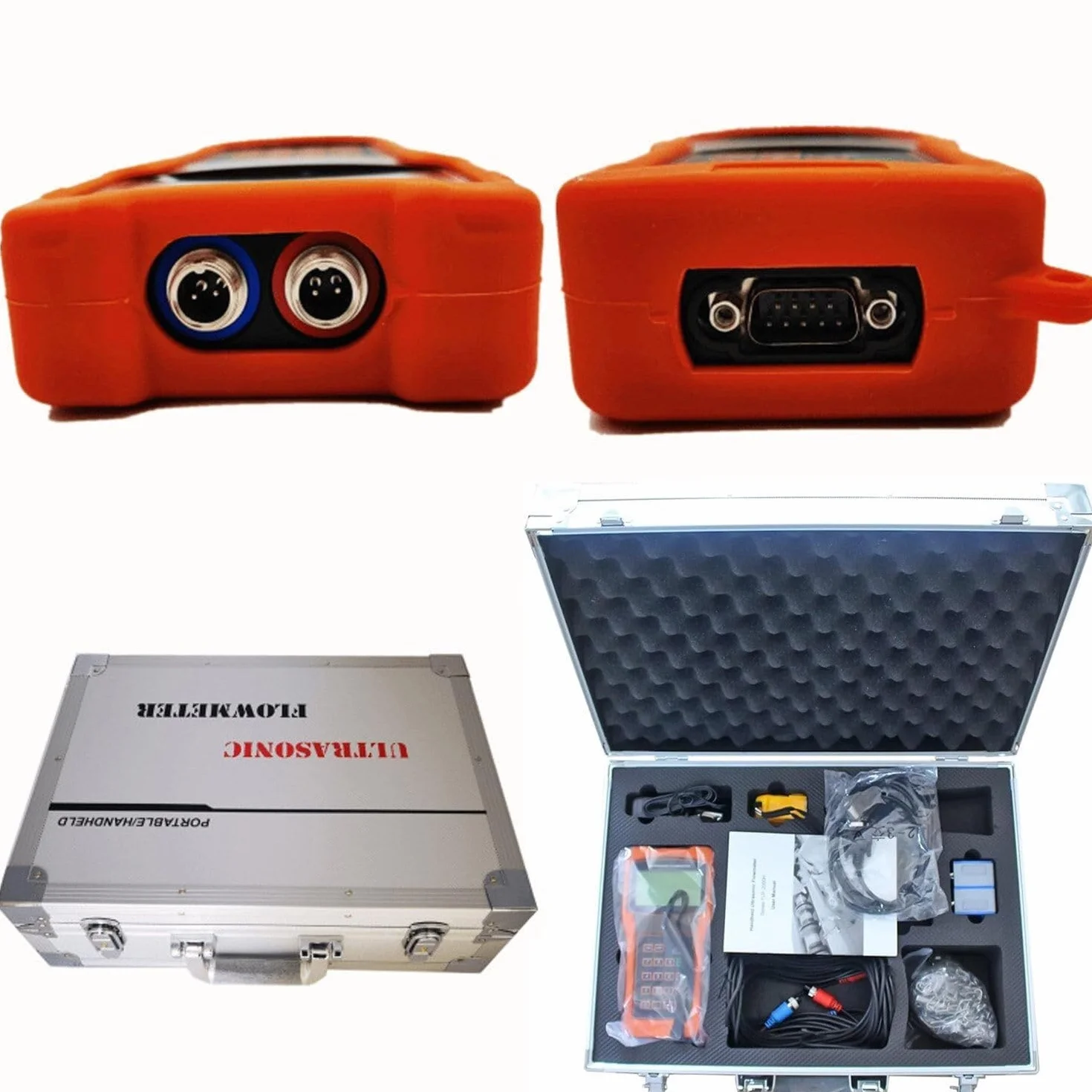 Medidor De Flujo Ultrasónico De Mano Tuf-2000h TM-1 DN50~DN700mm Portátil