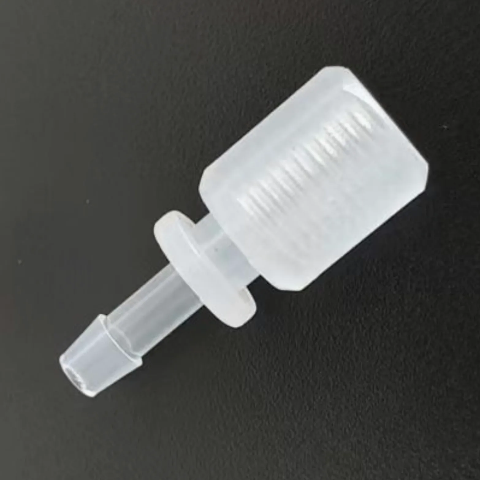 1/4-28UNF macho roscado a accesorios de púas – Conector de manguera de PP duradero for laboratorio, paquete de 25(3.2mm 1/8inch Female Thread)
