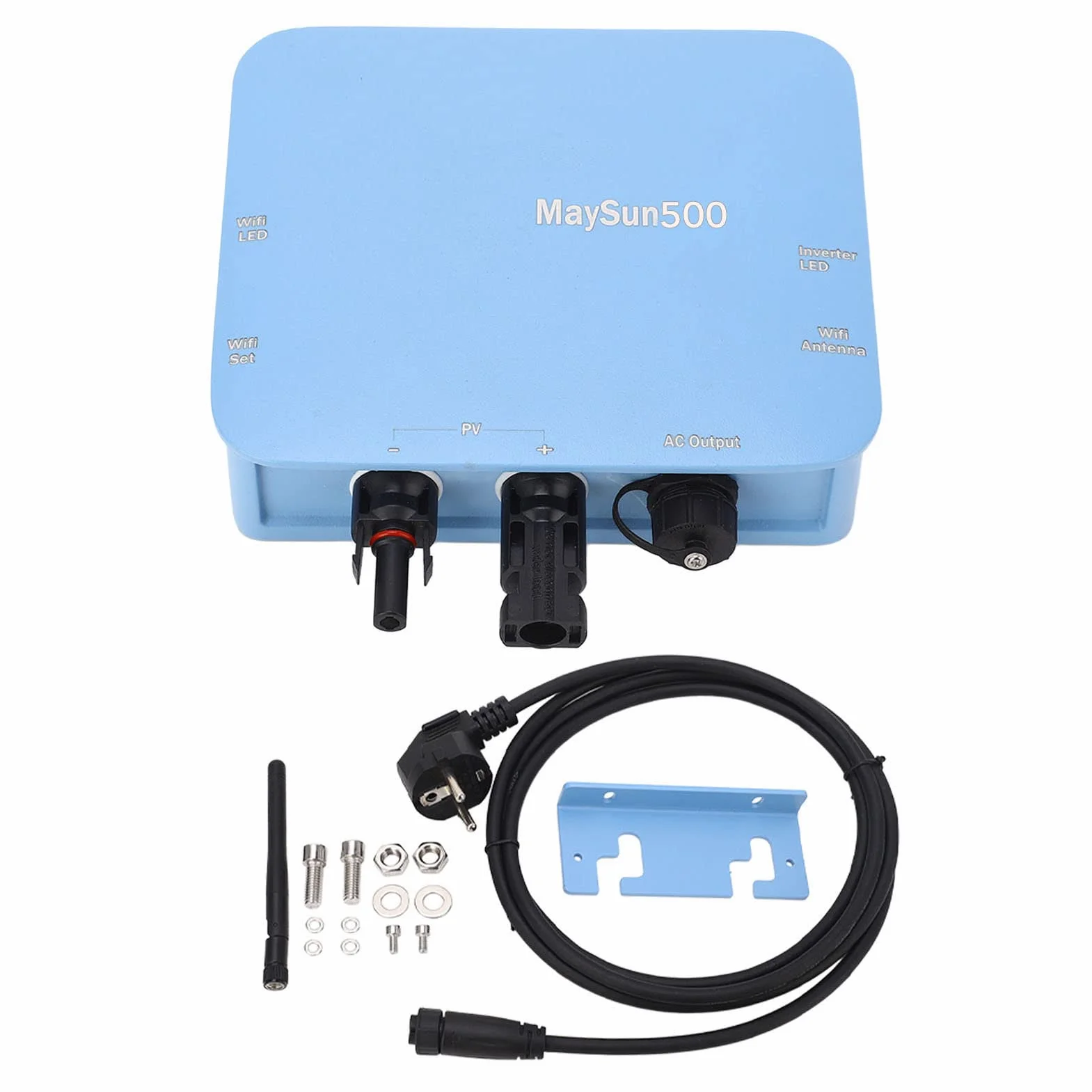 Inversor Solar MPPT WiFi Habilitado con Impermeabilización IP65 para un Rendimiento Mejorado (500W)