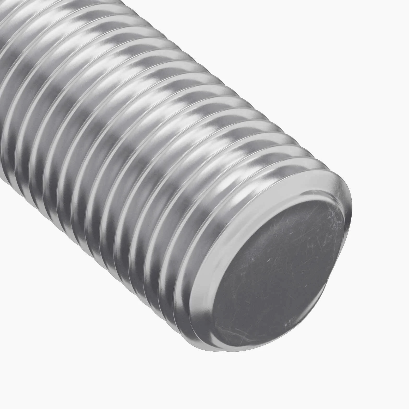 vidaXL Varilla Roscada 1000 uds. Plateado Acero