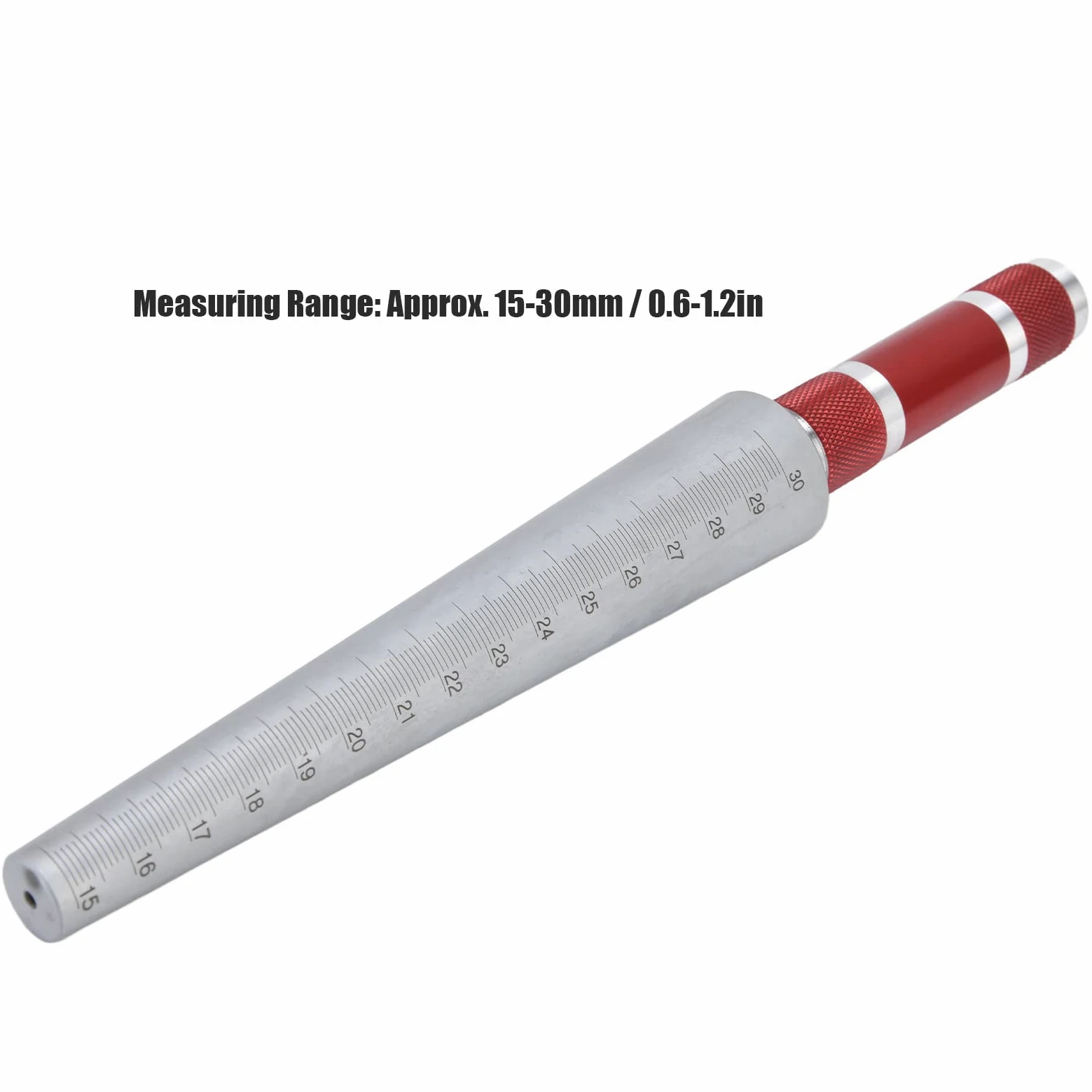 Galga de espesores, Regla de diámetro interior de acero inoxidable, Regla cónica con orificio resistente al desgaste, Calibre de apertura para tubos de plástico