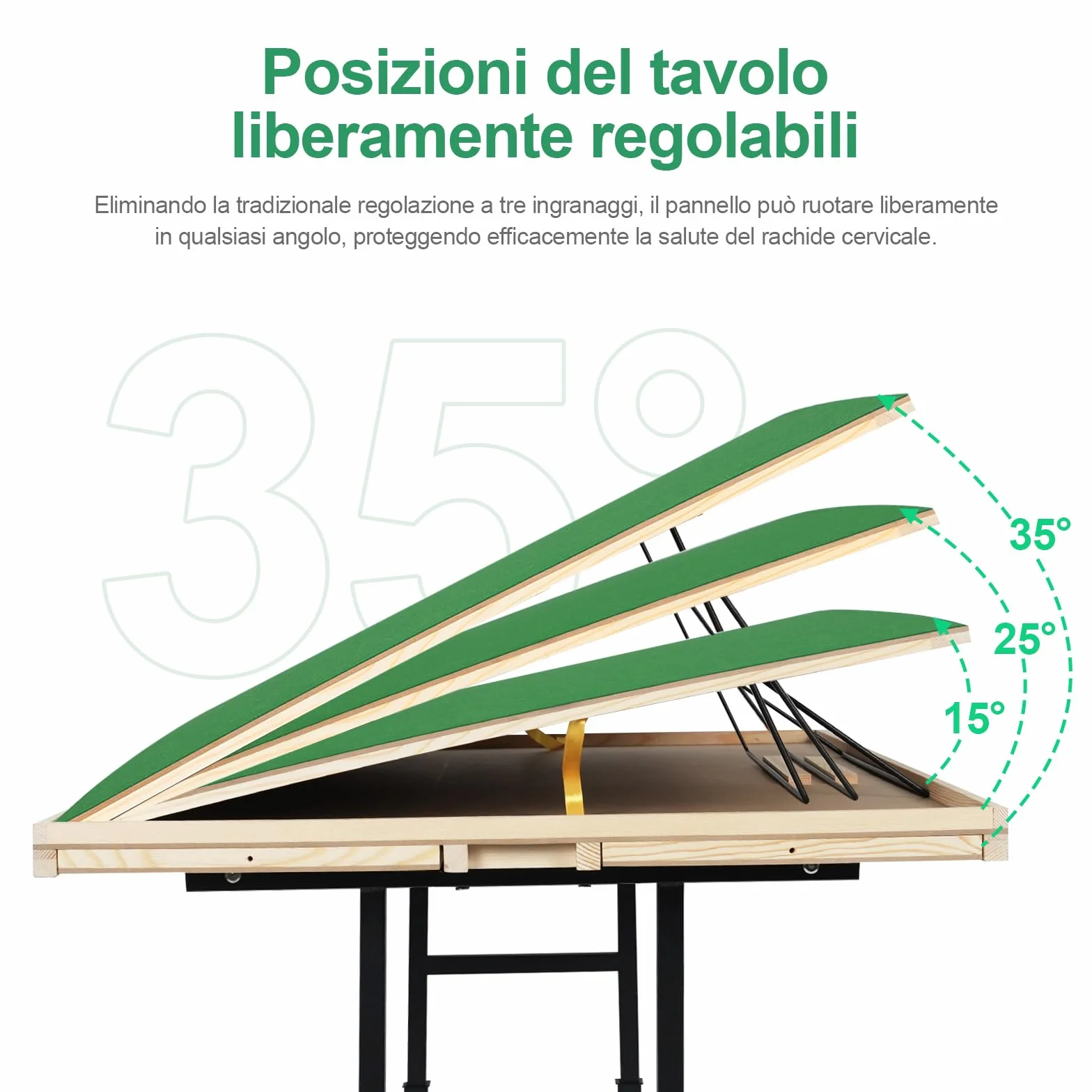 Mesa de Rompecabezas de Madera 1500 Piezas 89x69 cm Altura Ajustable Inclinación 45° 4 Cajones