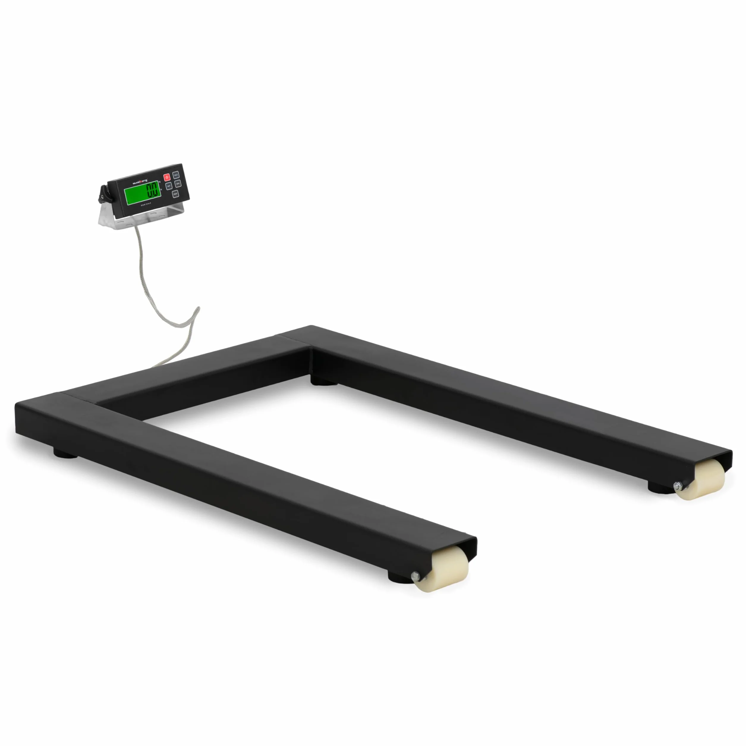 Steinberg Systems Báscula para Pallets 3000 kg / 1 kg LCD Superficie de Pesaje 127 x 84 cm Puerto RS232 Báscula de palés Balanza para palets Báscula de palés Báscula de suelo