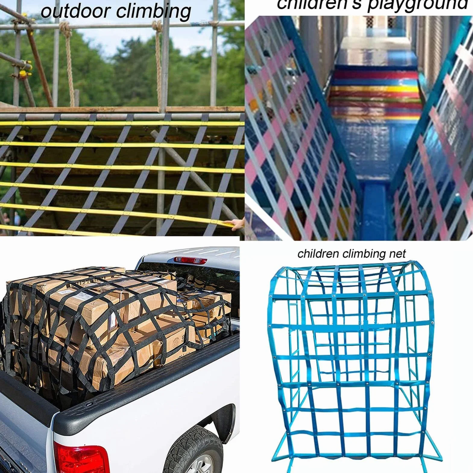 Red Para Levantar Cargas - Red De Elevación De Cuerda Resistente A La Abrasión, Correas De Manipulación De Materiales, Red De Elevación Del Muelle De Construcción ( Size : 4 X 4M/Mesh 15cm/Load 2.5t )