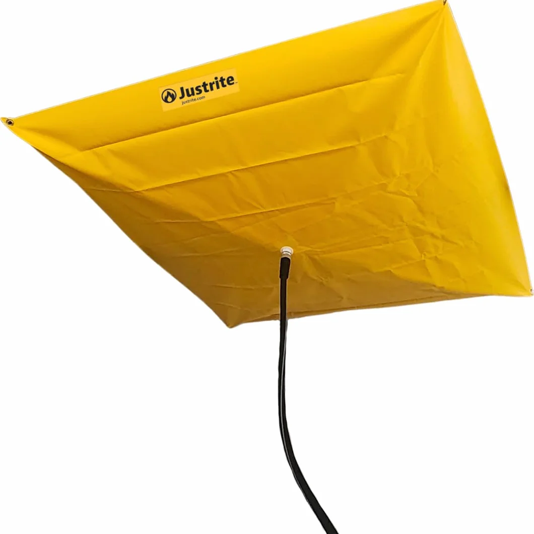 Justrite 28300 - Dispensador de fugas de techo, 12,7 cm de ancho x 12,7 cm de largo