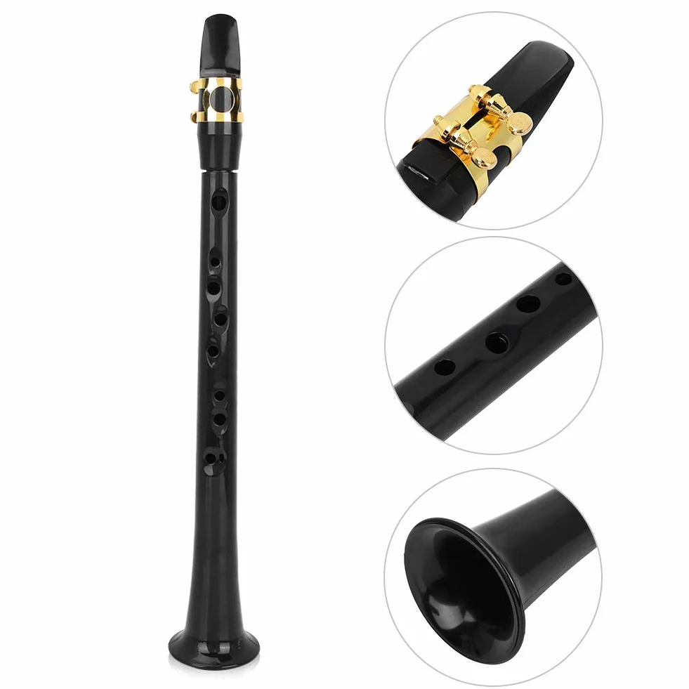 Mini Saxofón de Bolsillo Bb Tune Portátil con Bolsa de Almacenamiento para Músicos Principiantes