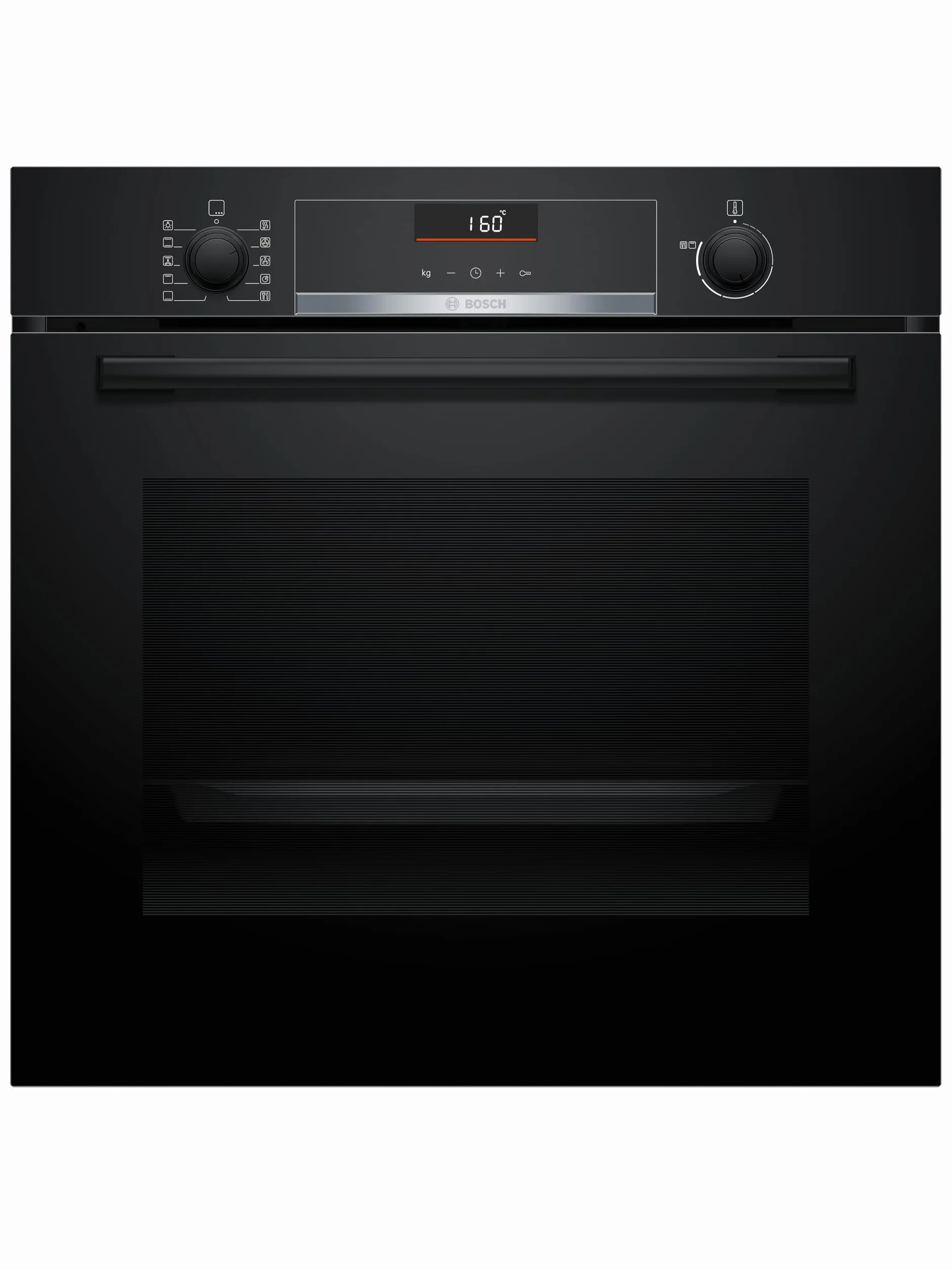 Bosch Horno Multifunción Serie 6 60 cm Asistente de limpieza con agua Negro HBG536EB3