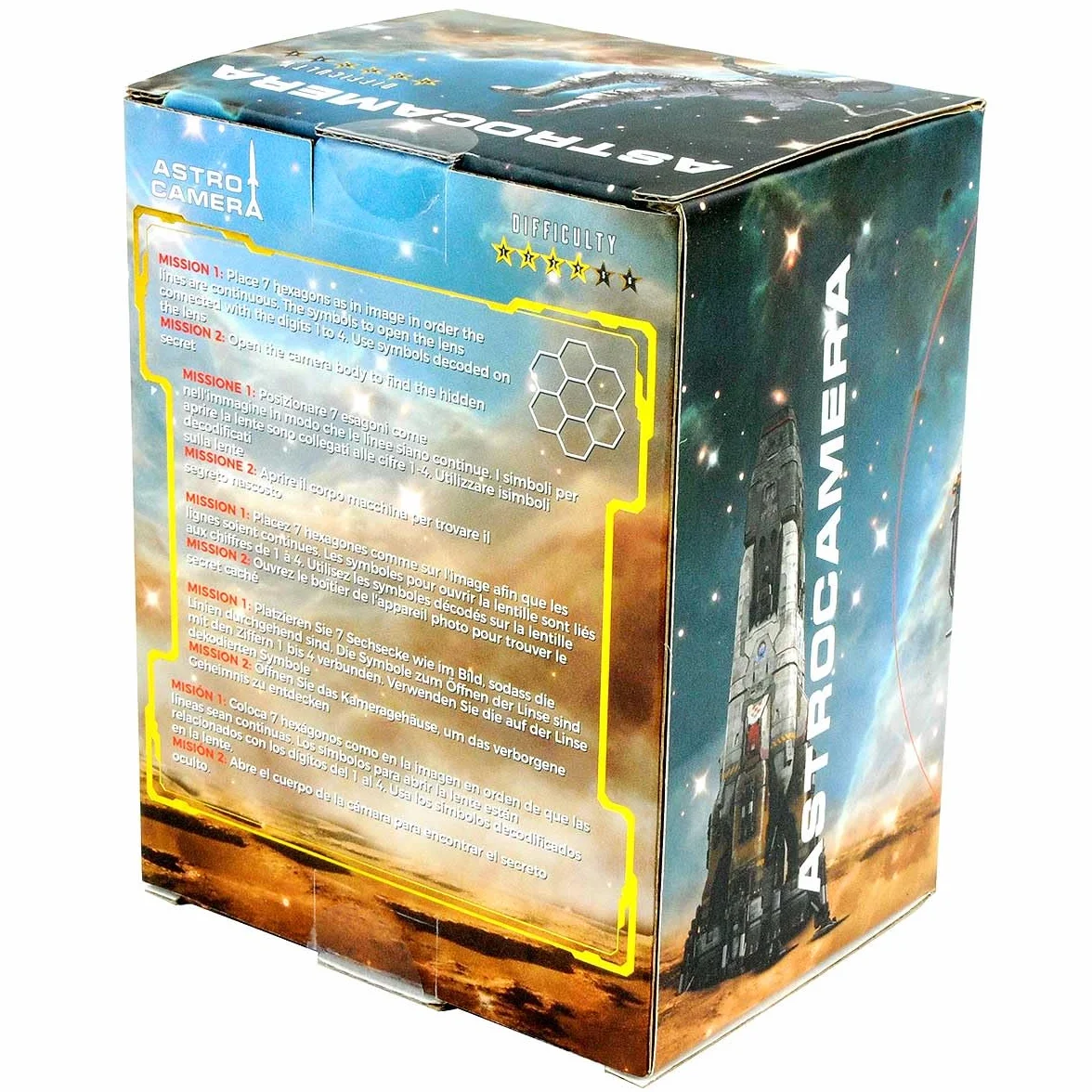 Logica Puzzles Astrocamera 2 Rompecabezas 1 Cajas Secretas Dificultad 4/6 Extreme Serie Star Adventures