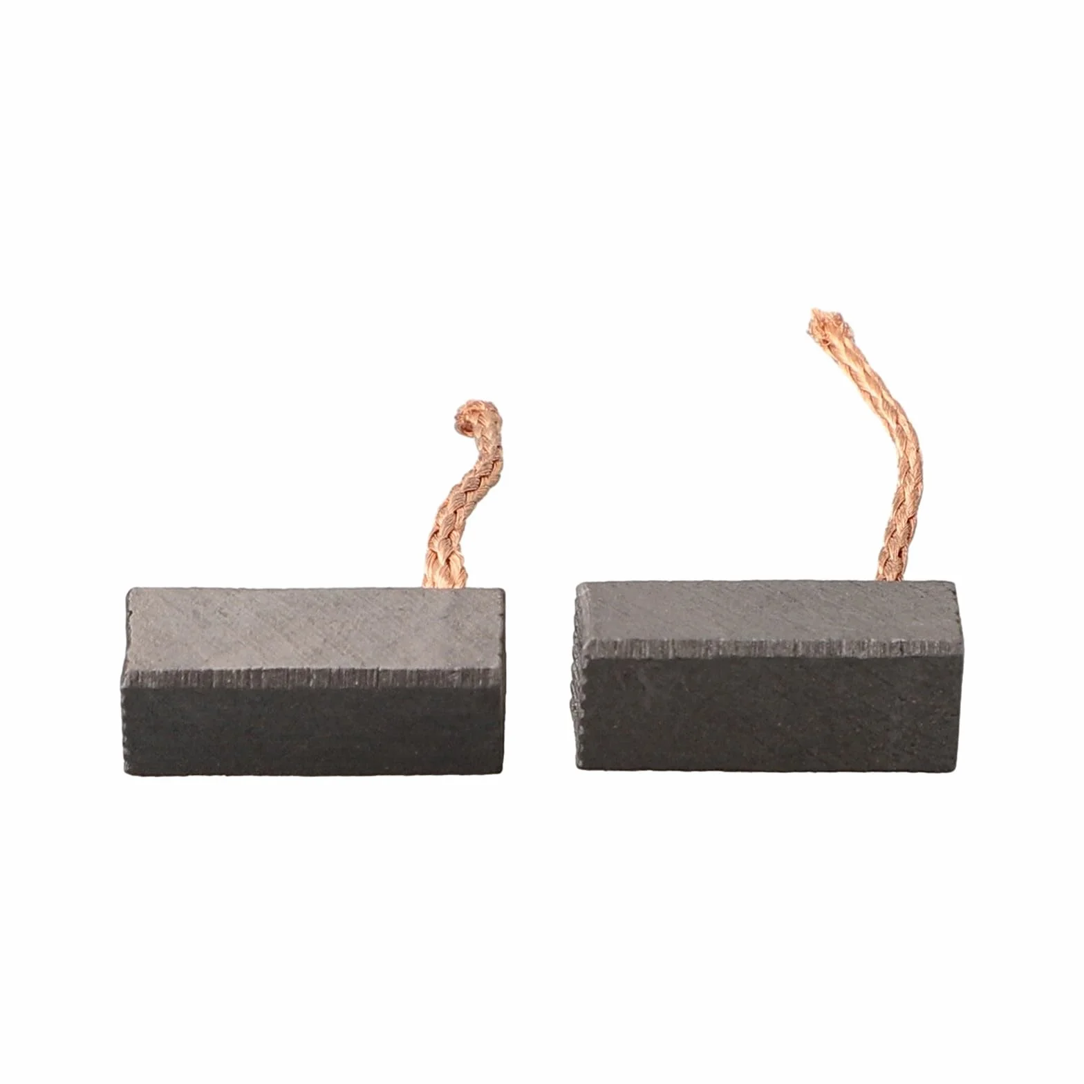 Par de cepillos de carbono para motor eléctrico con conductividad térmica superior