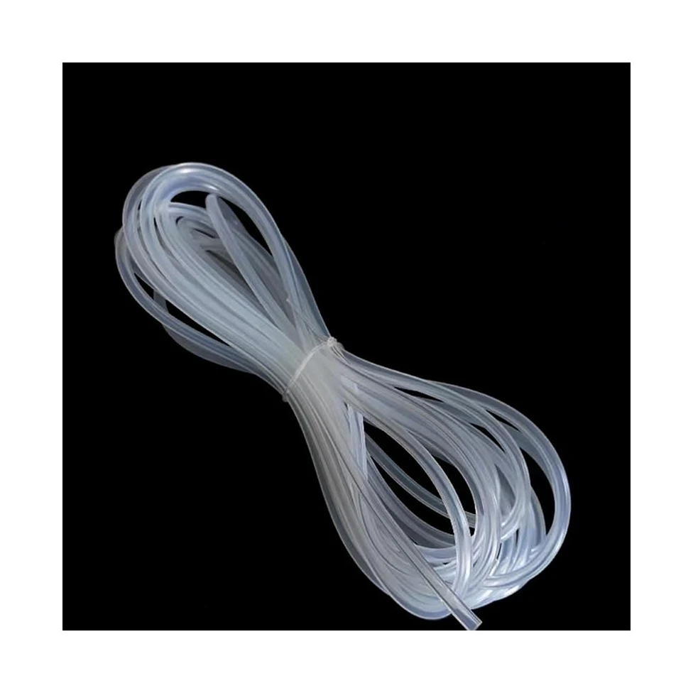 Tubo De Silicona Transparente De Grado Alimenticio Manguera De Goma De Silicona Transparente Flexible No Tóxico Inodoro For Uso Doméstico (Longitud 5 M)(ID 12mmx18mm OD)