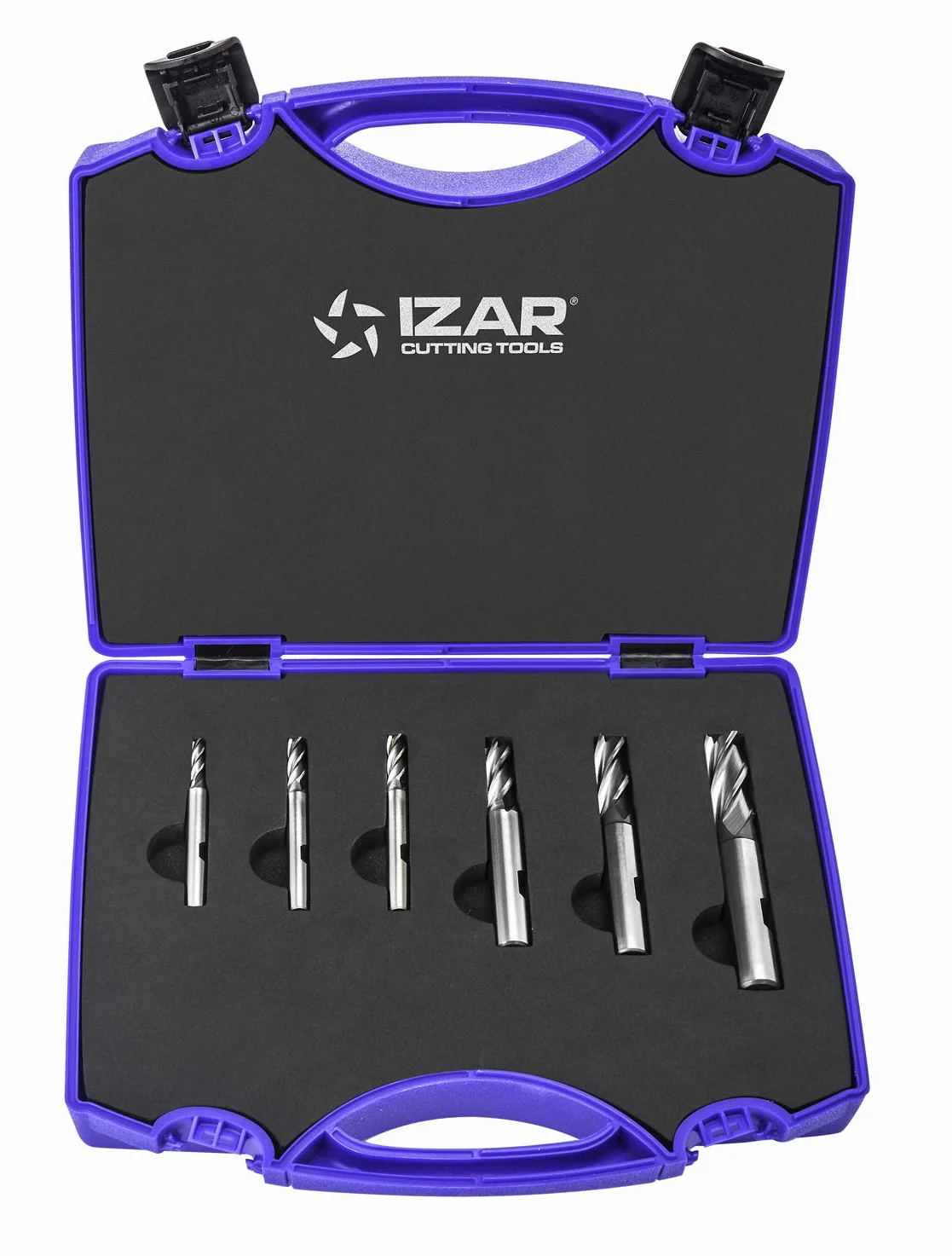 Izar 14294 Fresa Frontal Set Acabado PMX, 6600, DIN 844 N, 4-5-6-8-10-12 mm