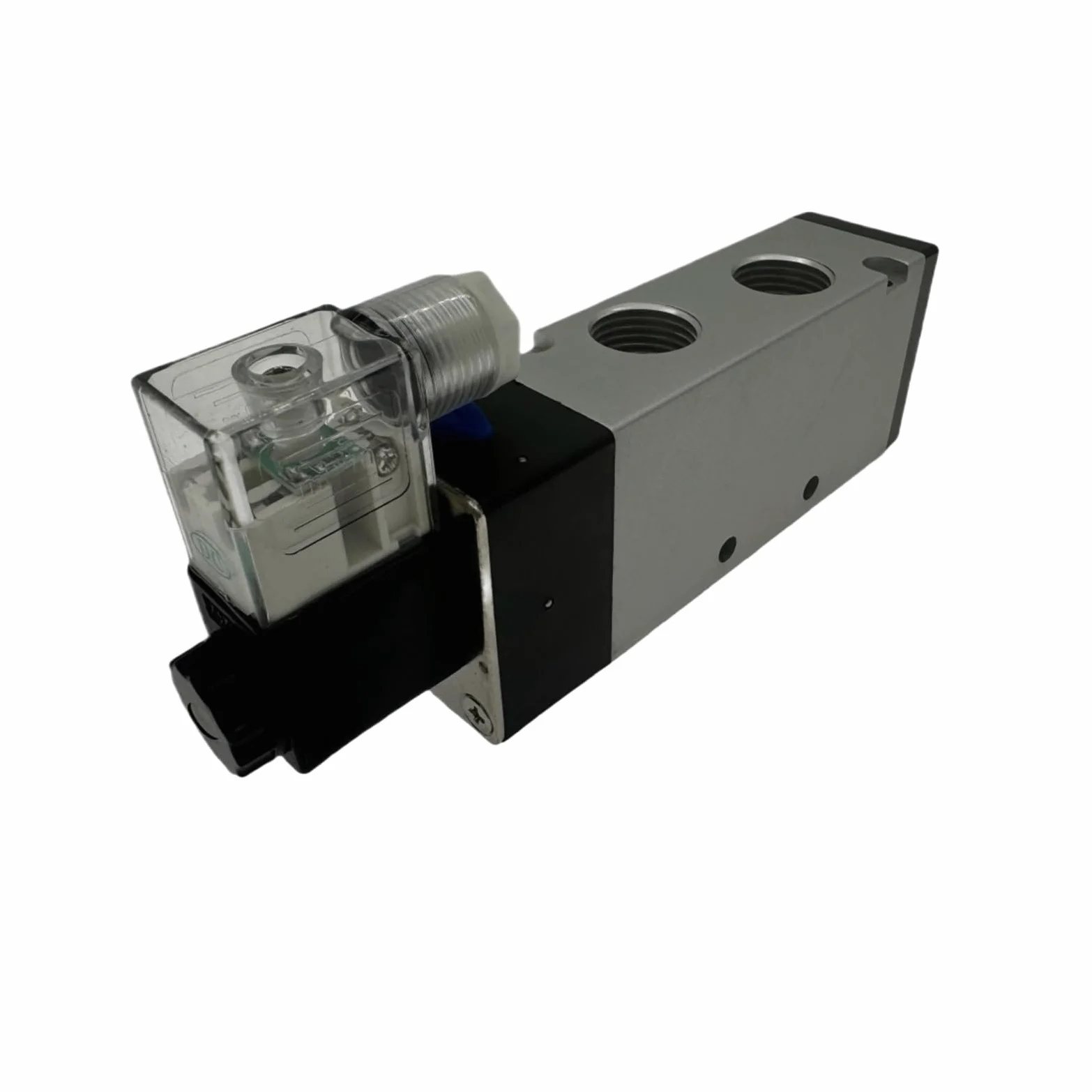 válvula solenoide neumática Electroválvula neumática 5/2 vías 1/2" 4v410-15 4V310-10 4V310-08(4V410-15,DC12V)