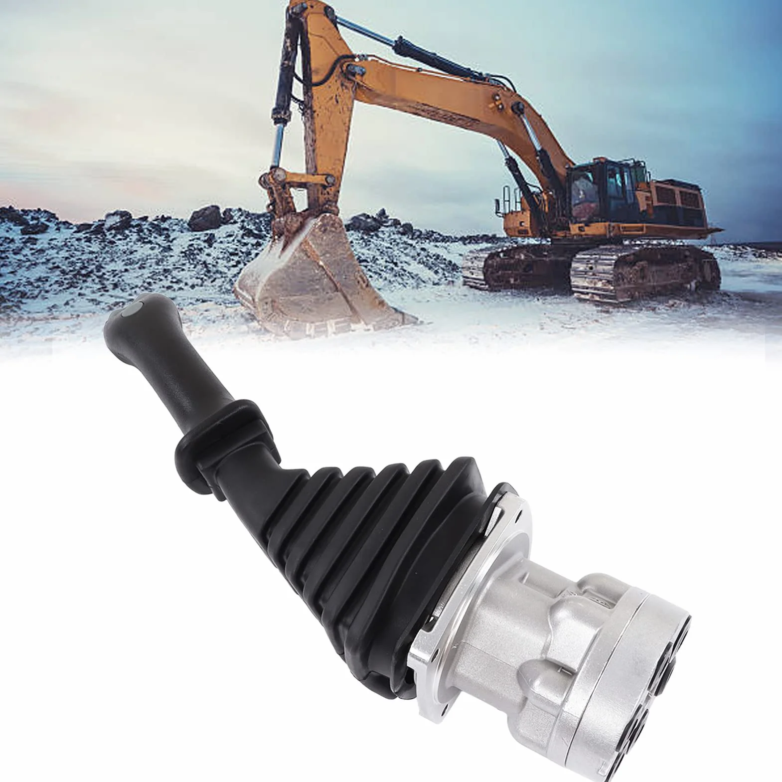 Excavador Joystick Controlador Aloy Acero Mango de operación Válvula piloto LH 3 Reemplazo duradero