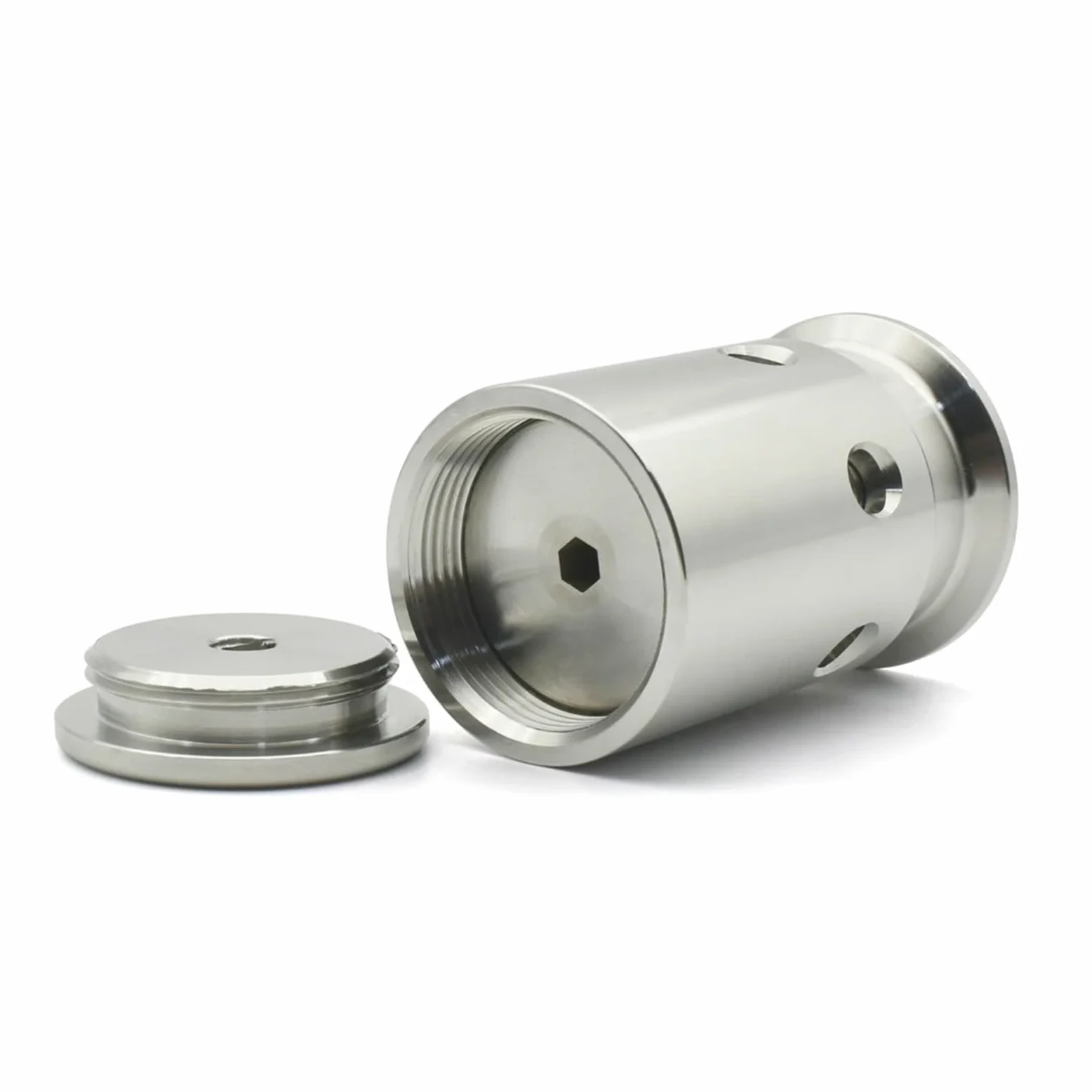 Válvula Reductora de presión Ajustable de Acero Inoxidable SUS304 de 1,5" y 2" con Tres Abrazaderas y 1-3 Bar(Ferrule OD 50.5mm,2 Bar)