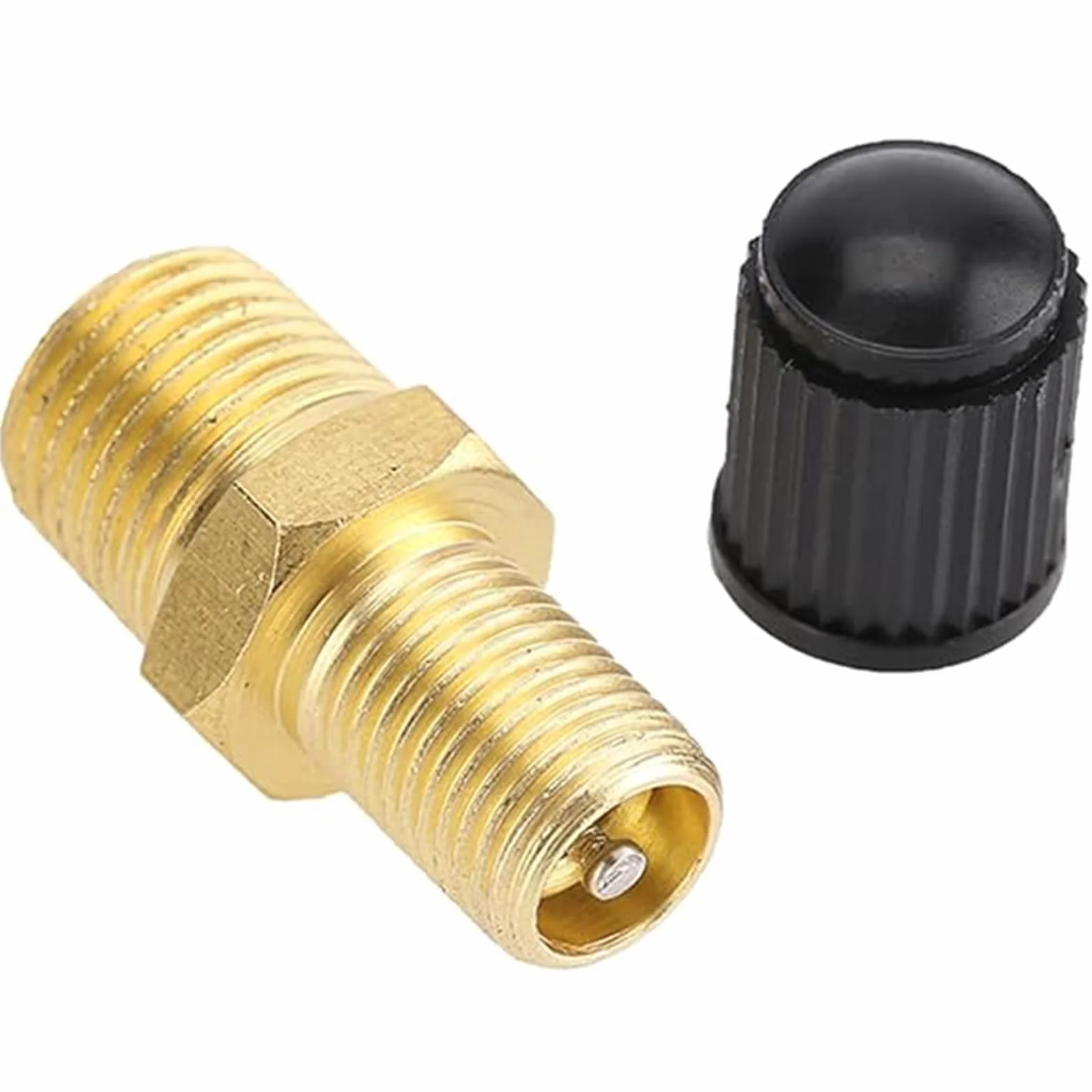 Válvula de latón compresor de aire 1/4" NPT rosca adaptador neumático