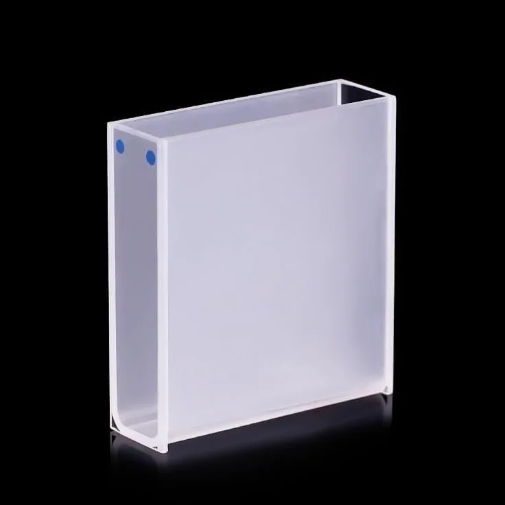 Cubeta de cuarzo IR de 14 ml con trayectoria de 40 mm - Vidrio de cuarzo de alta precisión for espectrofotometría UV-Visible(Frit sintering)