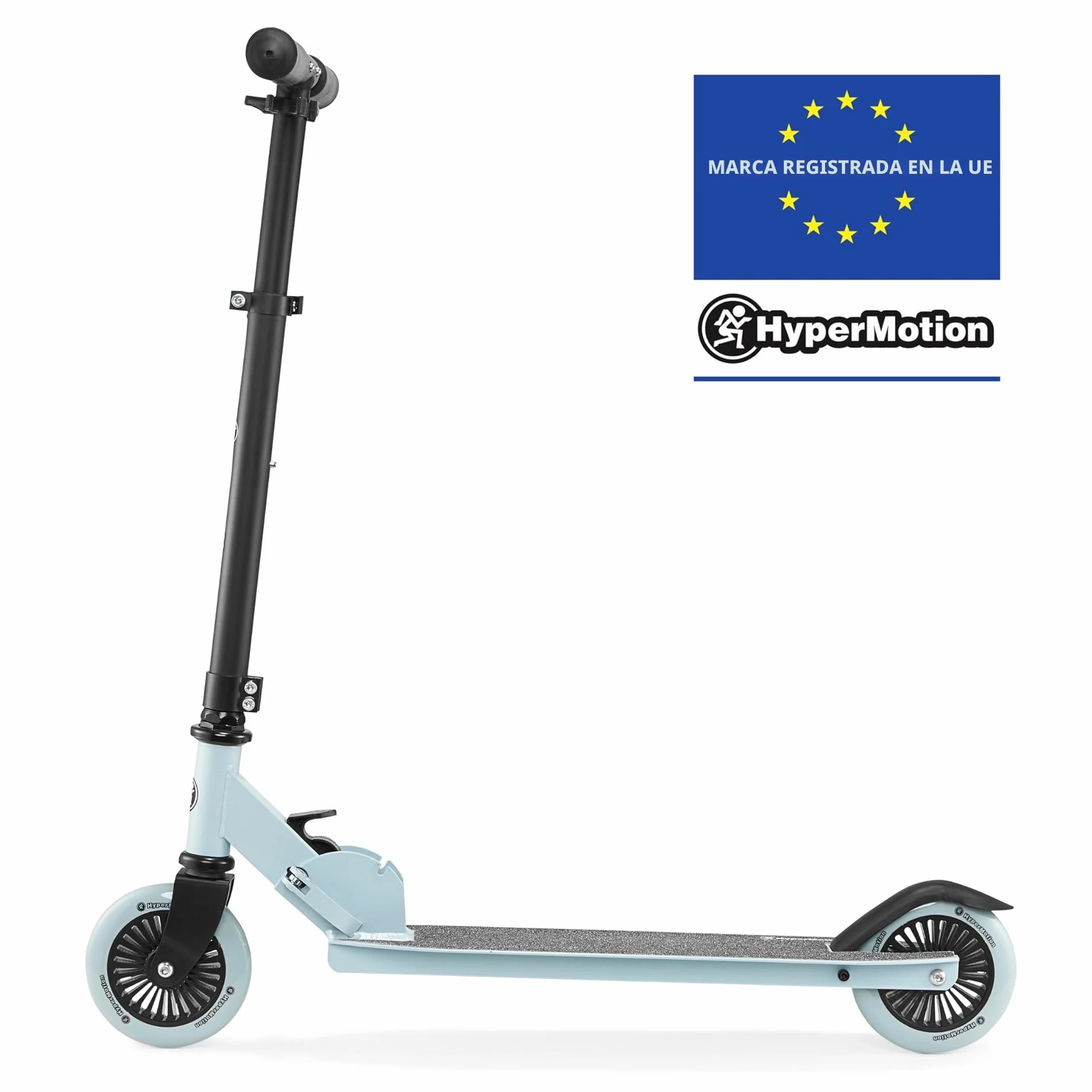 HyperMotion Plegable Patinete Niño Scooter Ligero 3-8 Años Volante Ajustable Ruedas 125mm ABEC7 Antideslizante Carga Máxima 40 kg
