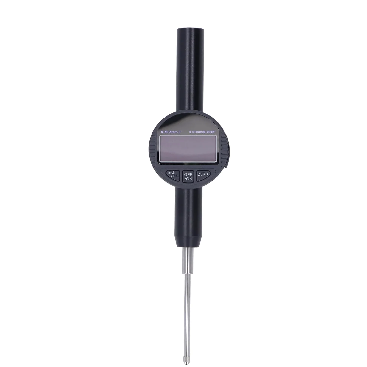 Indicador de Dial Digital, Rango de 0,01 Mm/0,0005 '' Indicador de Sonda Digital de Precisión Medidor de Prueba de Dial, Medidor de Medición Profesional de 0-50,8 Mm para Trabajos