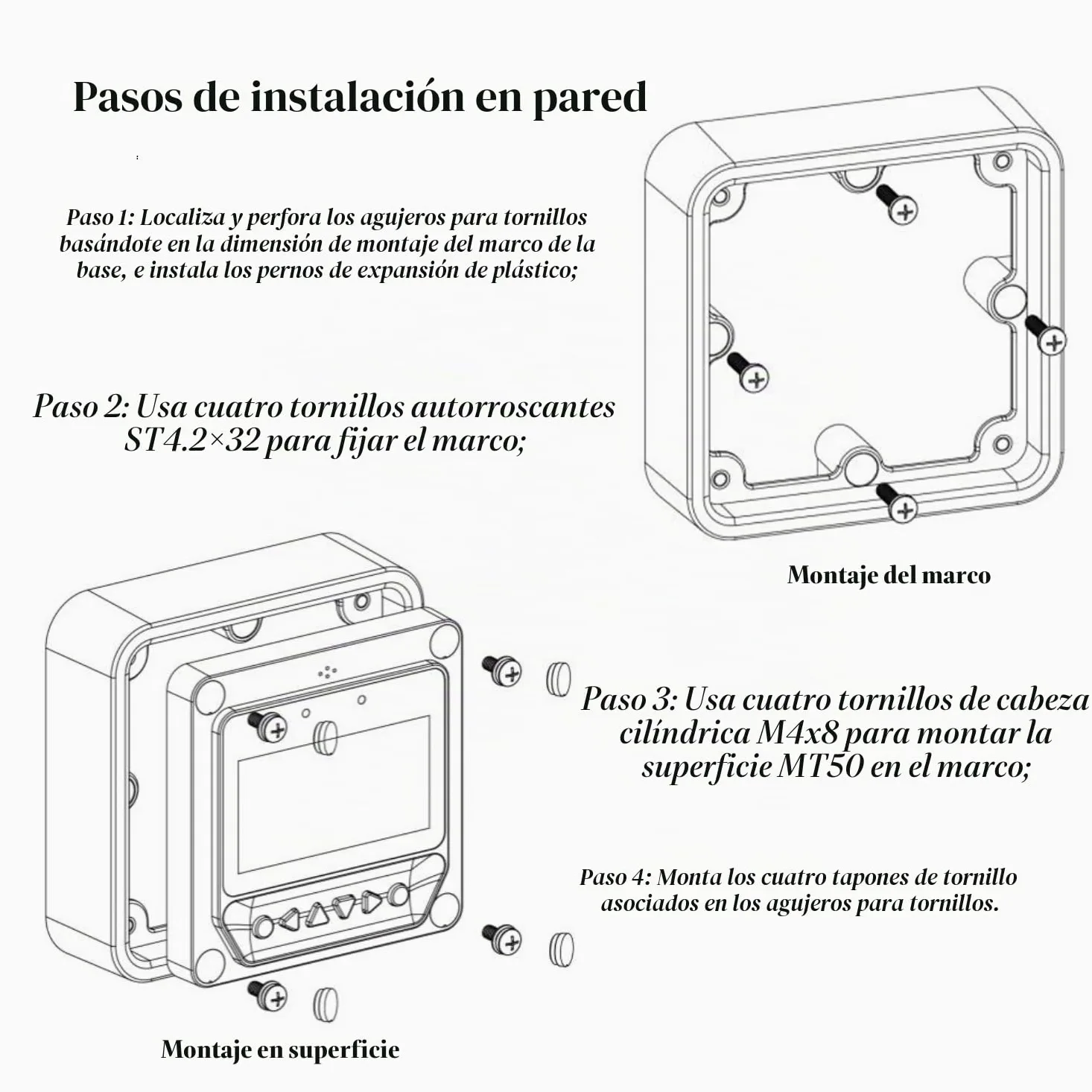 EPEVER Medidor remoto de pantalla LCD MT50 Compatible con controlador solar MPPT como Tracer-BN Tracer-AN LS-B LS-BP VS-BN eTracer iTracer