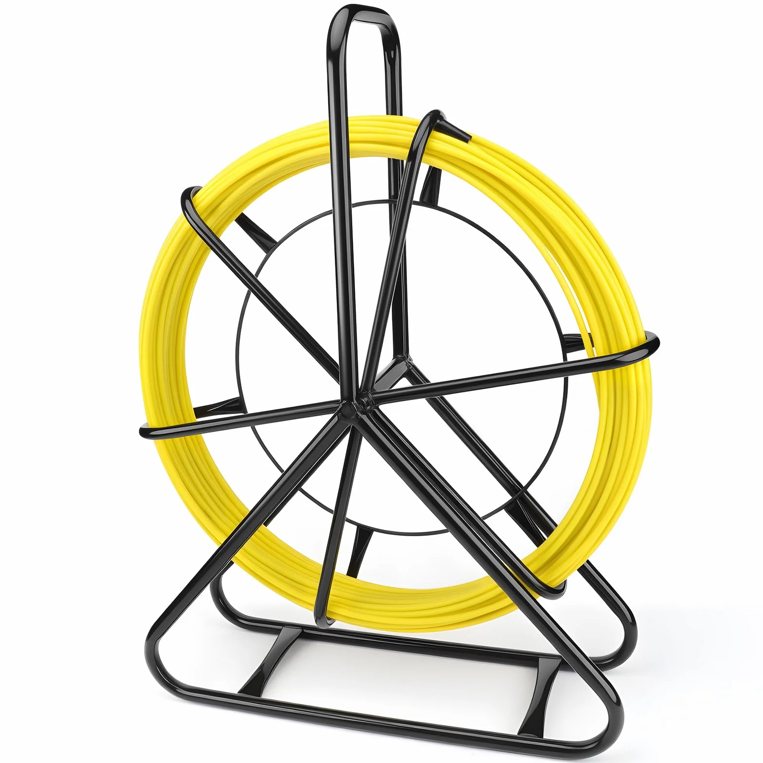 KAOLALI Varilla de fibra de vidrio, cinta de pescado, cable de fibra de vidrio, rueda de tubo, fibra de vidrio, tira de alambre de punta de alambre, tira de cinta de pescado con soporte de acero