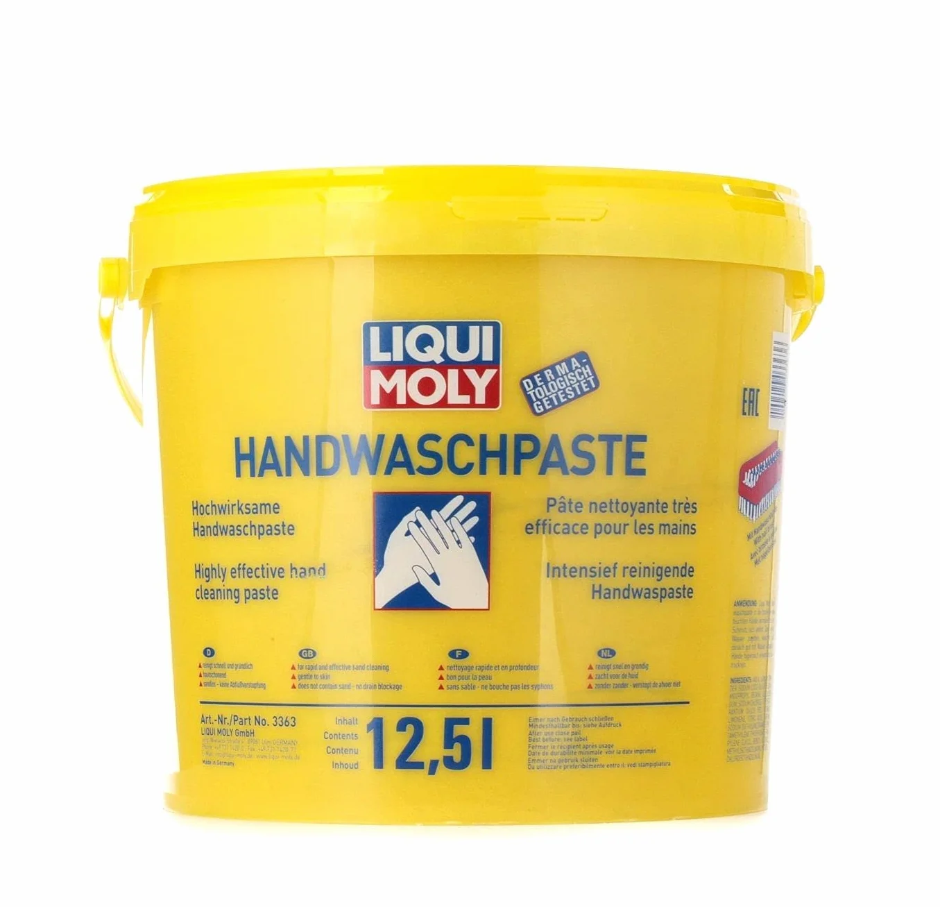 LIQUI MOLY Pasta lavamanos 12,5 L Protección de la piel 3363