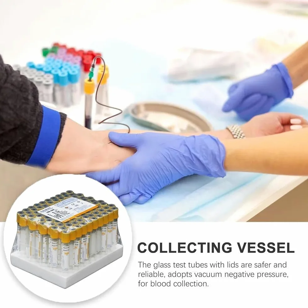 Tubos desechables de plástico para recogida de sangre con coagulante y separador para uso en laboratorio e investigación