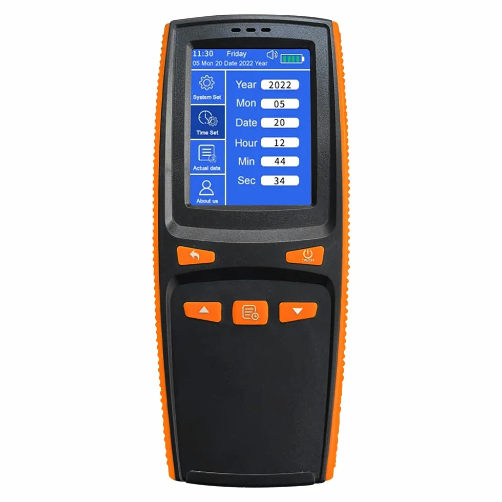 Analizador de ozono portátil Medidor de ozono O3 multifuncional Detector de aire Sensor inteligente Medidor de ozono Monitor de contaminación de calidad del aire