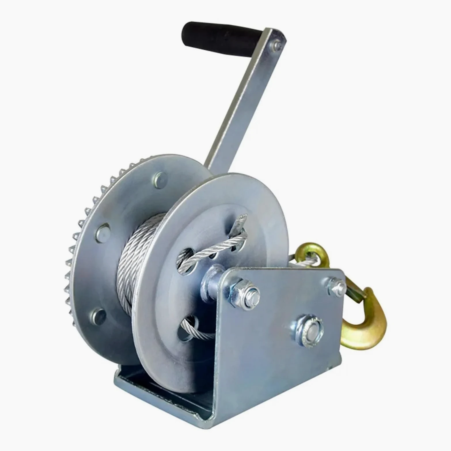Cabrestante de tracción Herramienta manual for cabrestante, manivela, engranaje, cabrestante, barco, camión, automático, manual, cabrestante, eslinga de elevación manual Ideal para rescate de vehículo