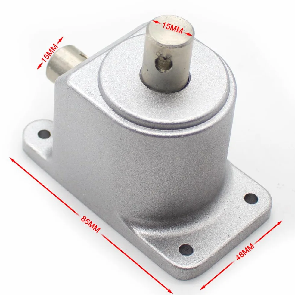 Toplionace Caja de Cambios Cónica de Ángulo Recto Módulo 1.5 20 Dientes Dispositivo de Engranaje 90° Mecánico DIY Relación 1:1