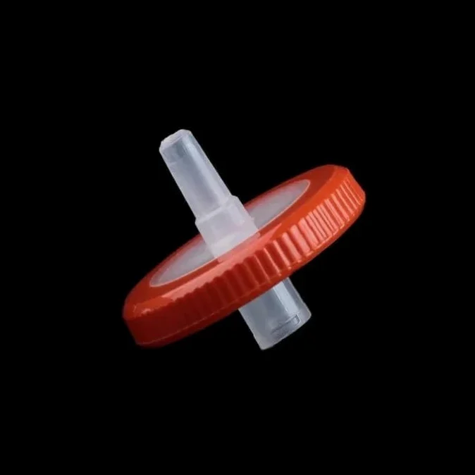 Filtro de laboratorio CA, filtro de aguja microporoso desechable, filtro de aguja de membrana de acetato de celulosa, diámetro exterior 13mm/25mm/33mm 100/PK(33 mm 0.45 um)