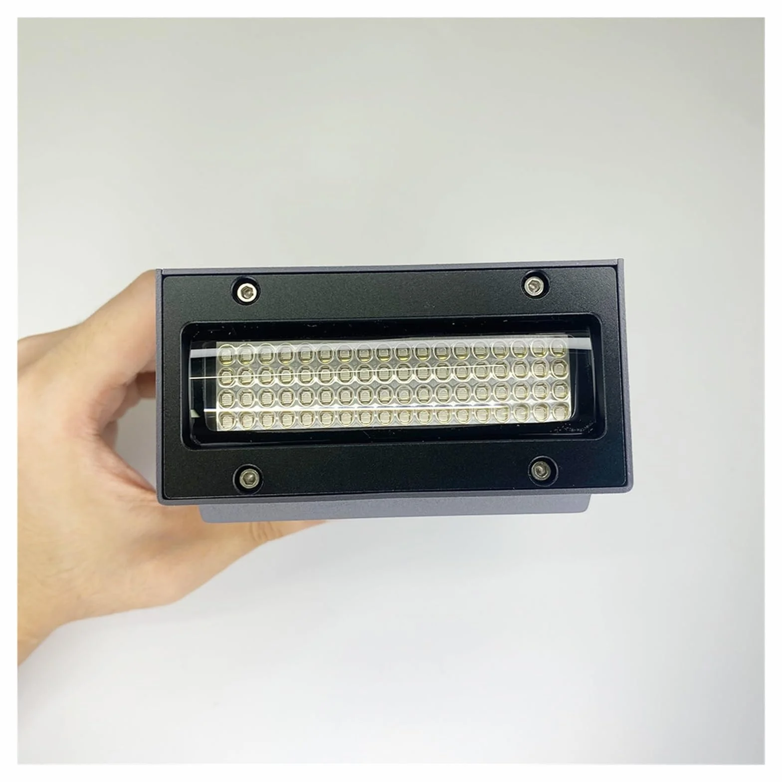 Lámpara de curado por LED UV de tamaño 80*20 mm Lámpara UV de refrigeración por aire de alta intensidad for tinta de impresora UV de 395 nm/resina/luz de curado de pegamento Alta energía, ampliamente