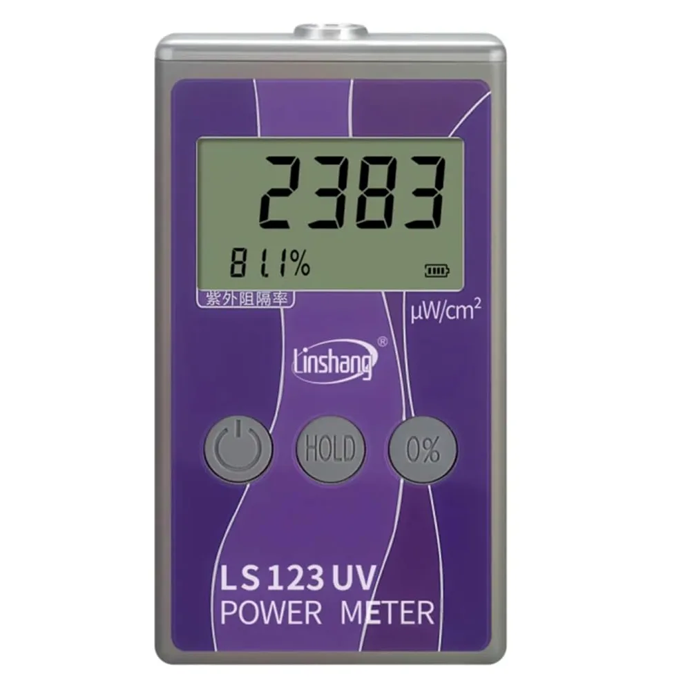 SHABD Medidor UV Portátil LS123 Mide la Radiación Ultravioleta Intensidad de Potencia Radiancia Densidad Tasa de Rechazo