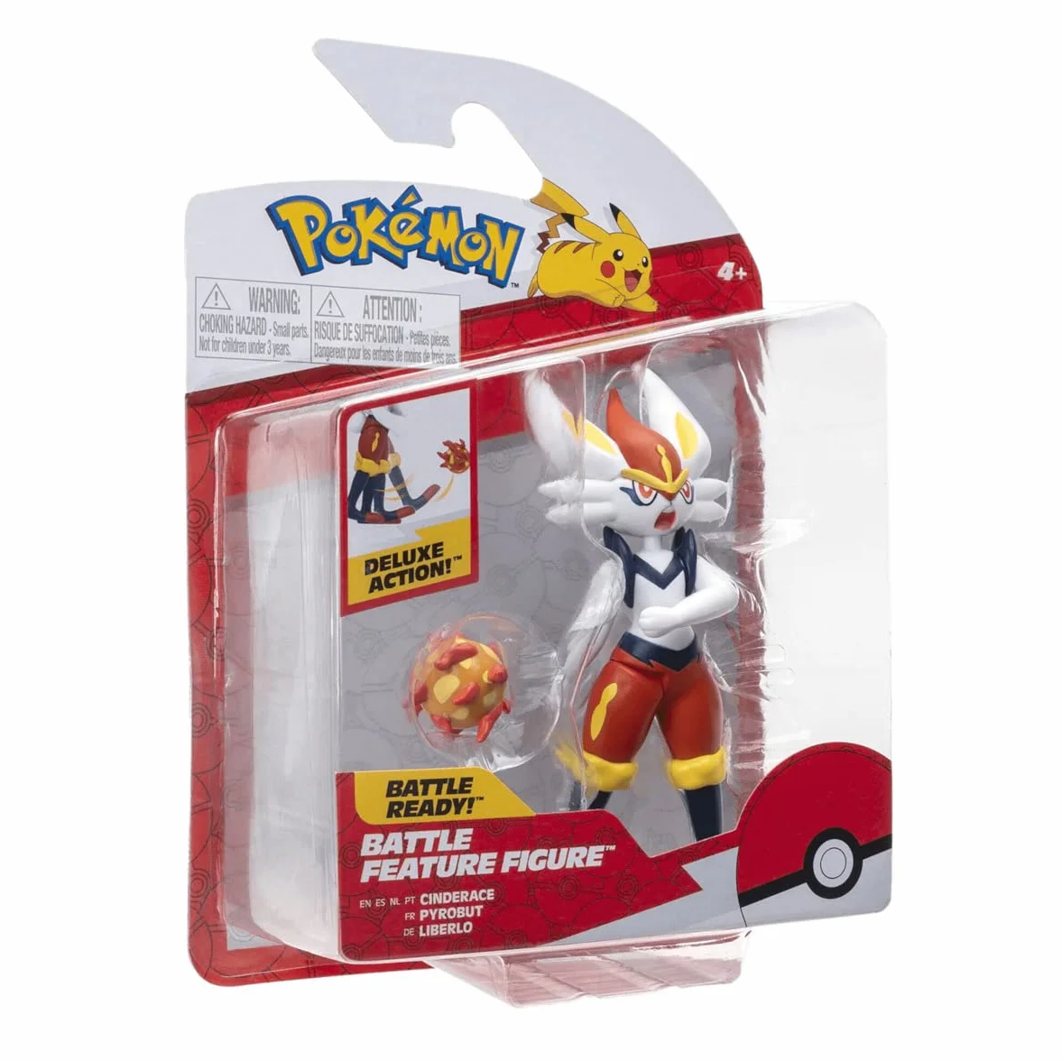 Pokémon Figura Liberlo Cenicienta 10-12 cm Juguete Oficial con Licencia