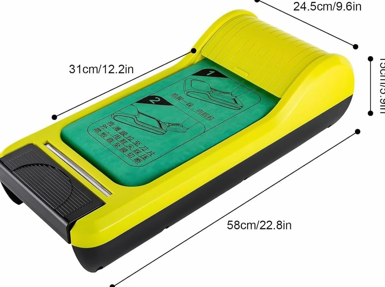 MáQuina AutomáTica para Envolver Zapatos con Film, Dispensador PortáTil de Cubrezapatos Desechables con Pedal y 3 Rollos de Film para Hogar/Oficina/Laboratorio